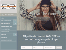 Tablet Screenshot of murphyeyeclinic.com